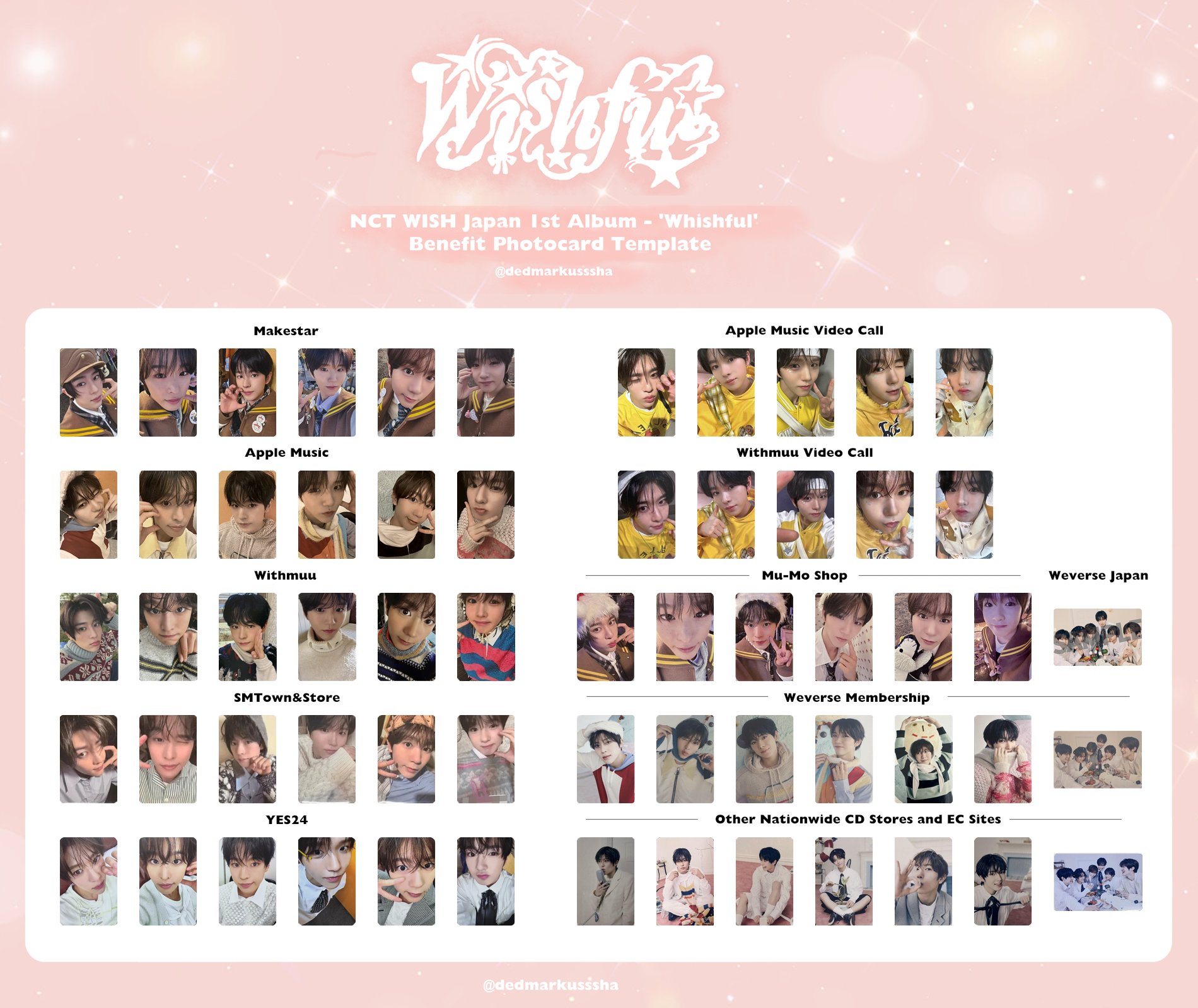 NCT WISH Wishful smtown&store ユウシ トレカ NCT WISH Wishful