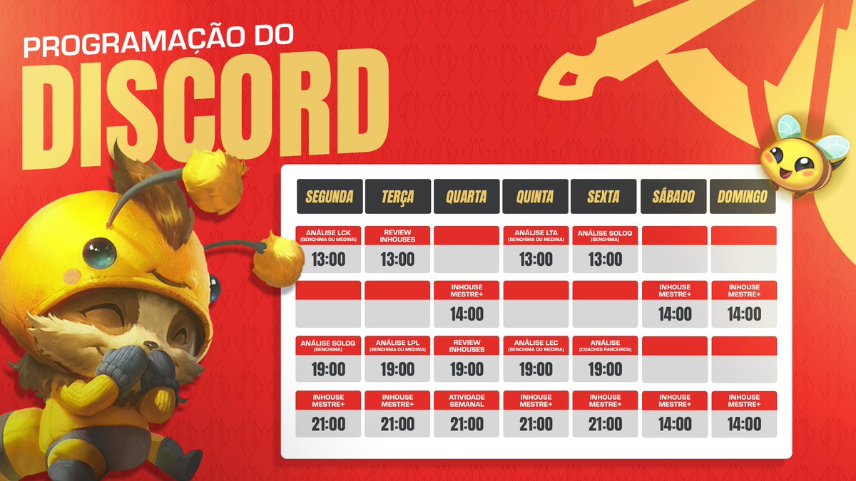 Mas... o que vocês fazem na We Plash? 🥁

💥 TUDO para você chegar ao profissional. Todas as nossas atividades são comandadas por profissionais – e 90% delas com o coach <a href="/benchimalol/">Benchima🎗️</a>, ex-LOUD Academy e Liberty.

1️⃣ Quer evoluir no LoL? We Plash.
2️⃣ Quer se tornar pro? We Plash.