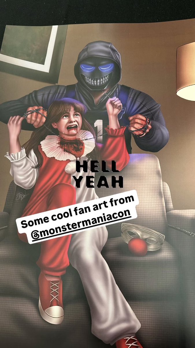 MlCHAELMYRS's tweet photo. Danielle Harris shared some very
cool #Halloween4 &amp; #StreamMovie 
crossover Artwork on her Instagram
story from today at @MonsterManiaCon! 

#JamieLloyd #HorrorFilms #SlasherMovies https://t.co/hv7Mv7RRYT