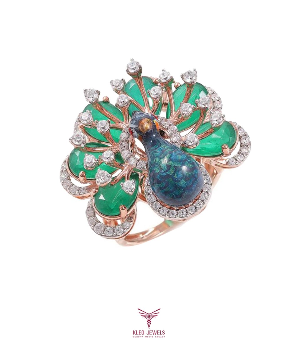 kleojewels's tweet photo. Designed to turn heads, these rings celebrate heritage with a touch of modern elegance. ✨
Connect with us on WhatsApp 💎📲 +91 98202 20830
#PeacockJewellery #StatementStyle #LuxuryJewellery #FineJewellery #GoldJewellery #JewelleryThatSpeaks #JewelleryAddict #Handcrafted https://t.co/yobFnc5PQI