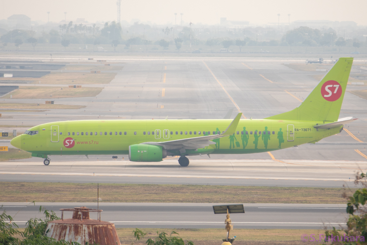 Tga380800's tweet photo. Airline:S7 Airlines
Aircraft:B737-800(WL)
Remarks:
Locations:BKK
Date:26/12/2024
#BKK #SuvarnabhumiAirport #スワンナプーム空港
#S7Airlines
#Boeing #B737 #B737800
#飛行機好きな人と繋がりたい #飛行機好きな人 #飛行機写真 https://t.co/6rsvnIUZyN