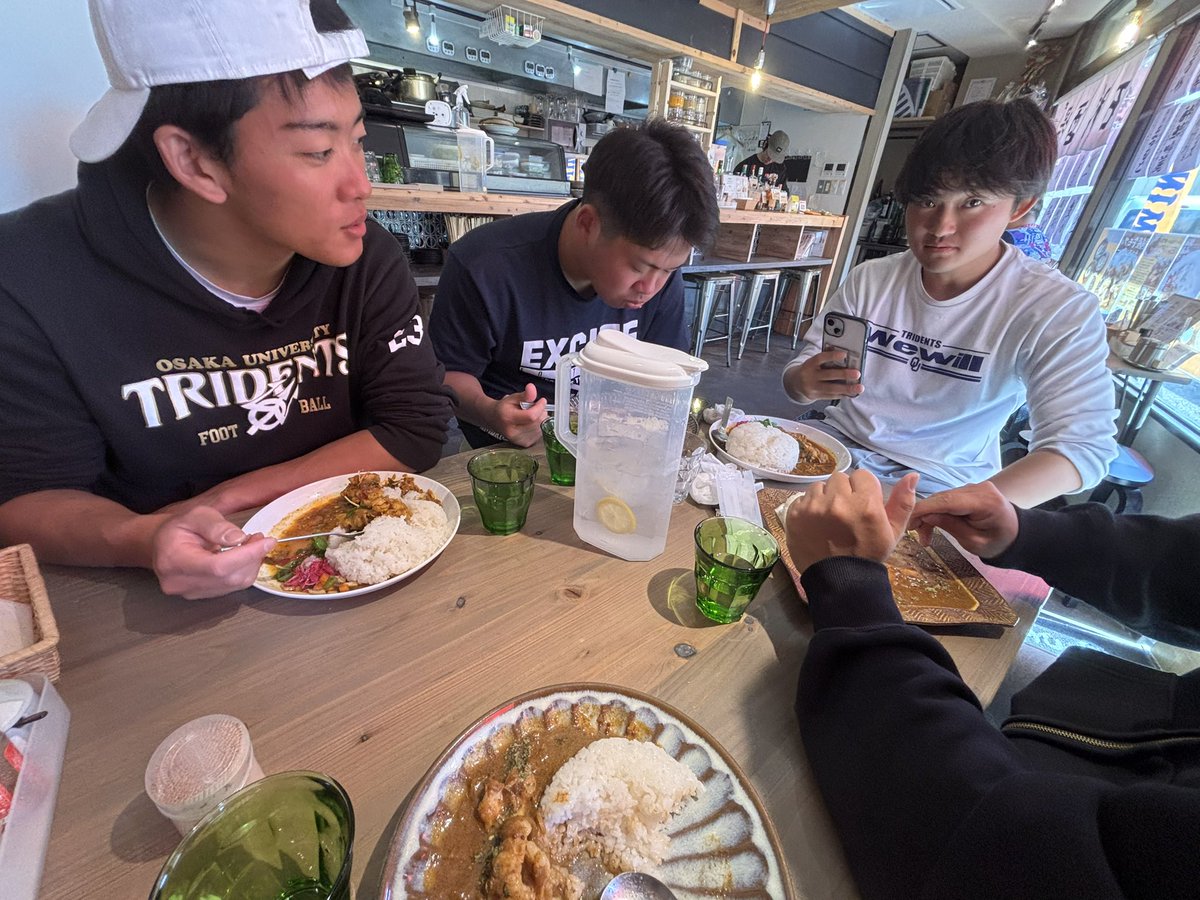 カレー開拓
#春から阪大
#あつんし
#アメフト