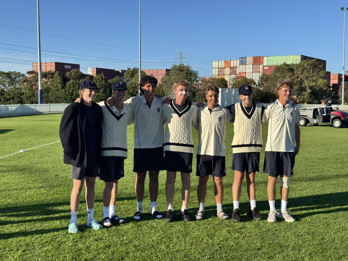 An excellent season comes to a close with the boys securing 2nd place on the APS ladder. Thank you to our seven Year 12s who’ve played their last game of school cricket today. #BlueBaggy2425