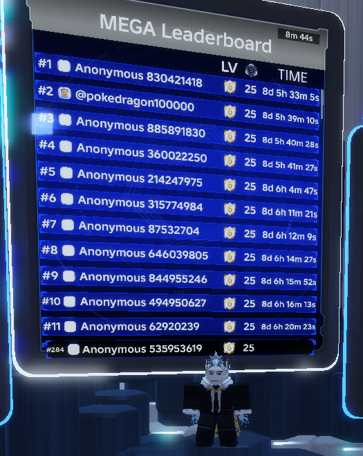 Good game hunters. It was fun doing this with you all, even if it did have its downs (Cough cough pet sim). Top 300 is really nice, also i beat you kreek! <a href="/KreekCraft/">KreekCraft</a> #ROBLOX