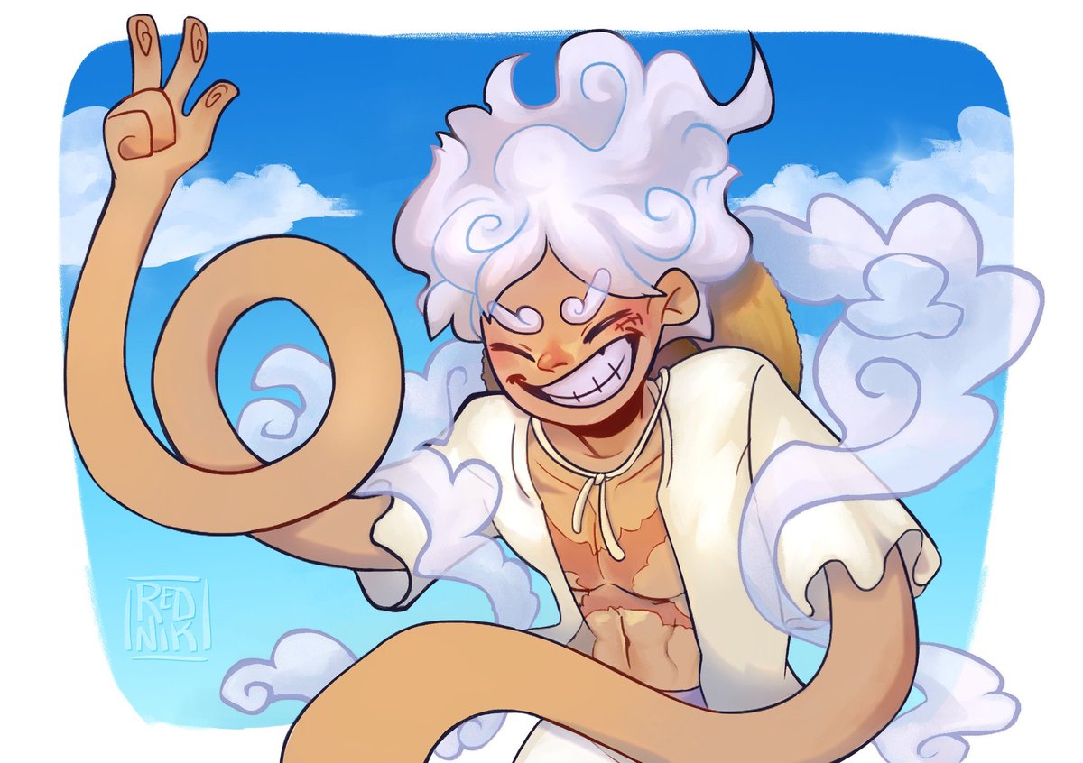 RednikD's tweet image. 🥁🥁🥁 -sonidito de tambores-
.
.
.
#luffy #luffyfanart #gear5 #onepiece