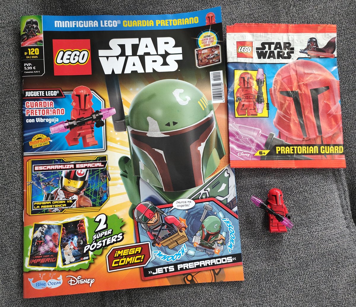 dengar69's tweet image. Ya está aquí!!!! Nueva Lego Star Wars con #MiniFig de #Lego guardia pretoriano de regalo.
Las habituales secciones, comic, pasatiempos etc... 
@BlueOceanSpain @starwars @StarWarsSpain @DisneySpain @LEGO_Group 
#lego #legostarwars #bricks #PraetorianGuard #starwars