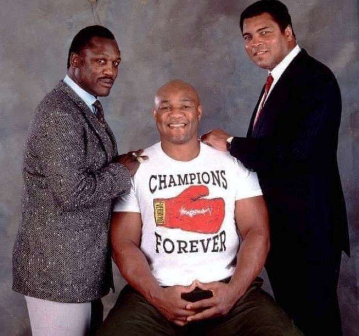 Rest in peace, George Foreman.
Kings of the Ring , back together again #GeorgeForeman