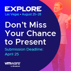 NicolaNoStop's tweet photo. Submit Your Quick Talk Session for VMware Explore Las Vegas 2025! - VMTN Blog https://t.co/ThxDFocfvq https://t.co/2a62sxmmcS