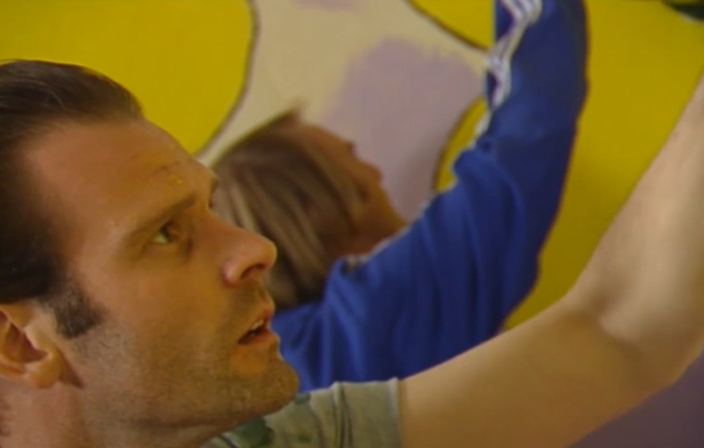 Eldorado Friday 21st March:
Episode 81:  BBC 1 - 11/1/93
Terry puts his artistic skills to good use - but what will Joy say? Drew is concerned about Marcus's influence on Blair.
Episode written by Rob Gittens.