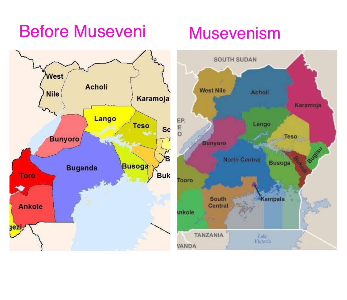 GetUNN's tweet photo. Rather than lamenting the removal of Buganda’s name from the Uganda map, why don’t we embrace the idea of secession? I hope I’m understood. https://t.co/zVqMBdECez https://t.co/gpbLucG1lV