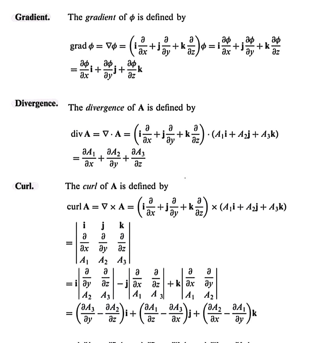 Gradient, Divergence &amp; Curl 

#sharingisthenewlearning
