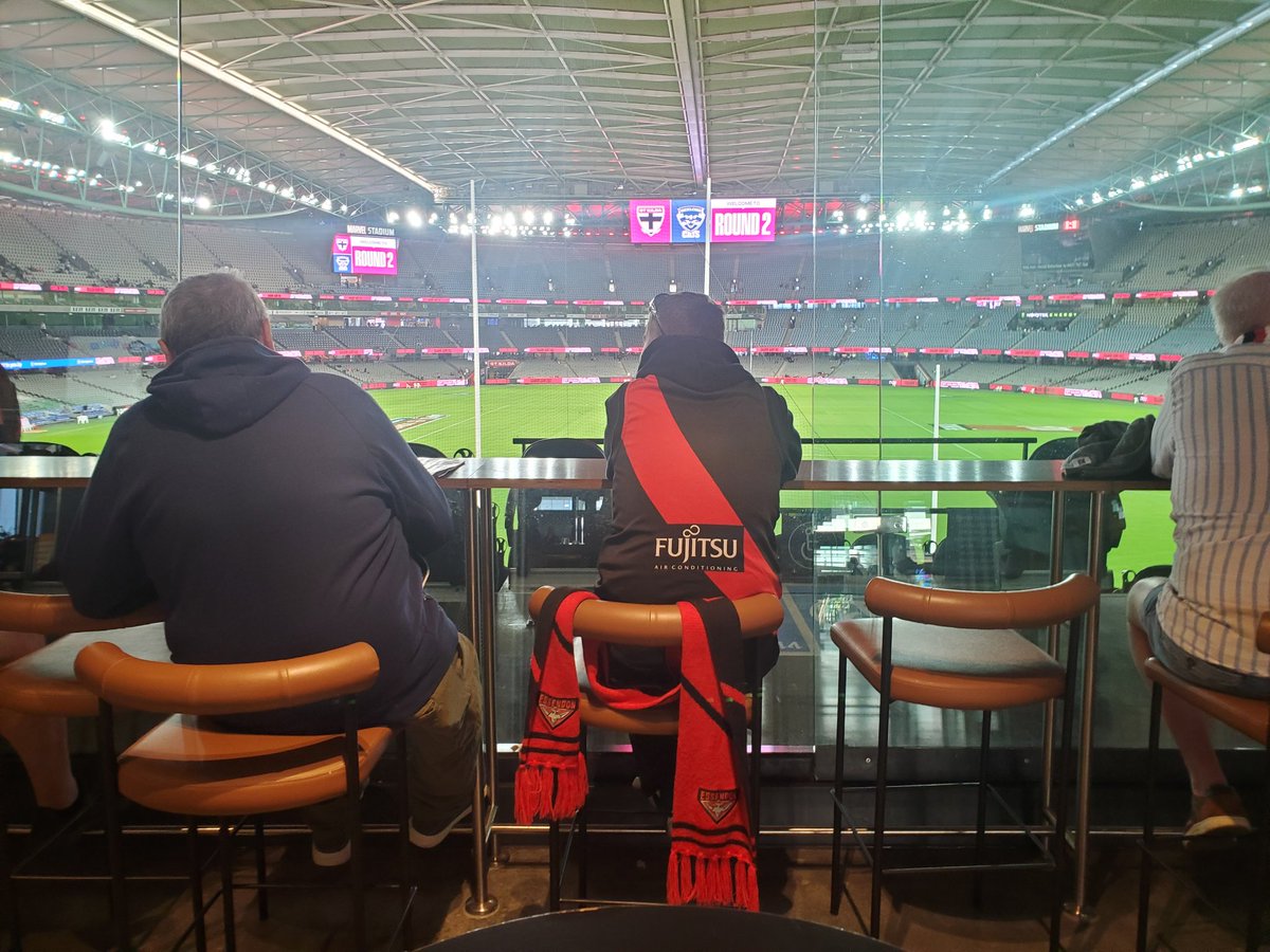 ChrisScottCATS's tweet photo. Fuck me. My brother Brad has turned up to watch a real farken football team! #gameplantheft #shittwin #iamgeelong #aflsaintscats #AFL #aflbomberscrows https://t.co/UtjAR3mMQx