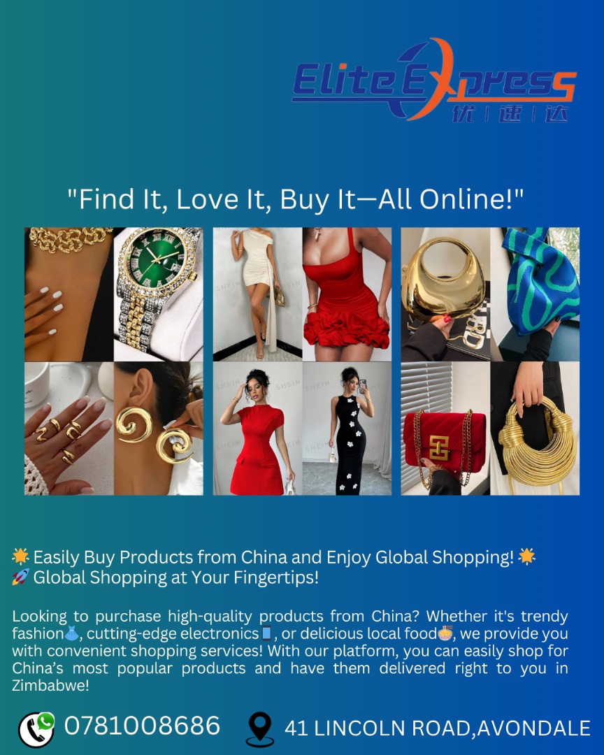 eliteexpressZW's tweet photo. 🎉 Big News! Your First 2KGs Fly for Just $20! 🎉
Shopping in China? Ship with EliteExpress AirCargo and enjoy reliable, affordable shipping straight to Zimbabwe with smooth delivery!
💨 Speedy 6-8 Day Delivery
📍 Track Your Package Anytime
☎ 24/7 Support 
📲 +263 781 008 686 https://t.co/4JXvdpBvEI
