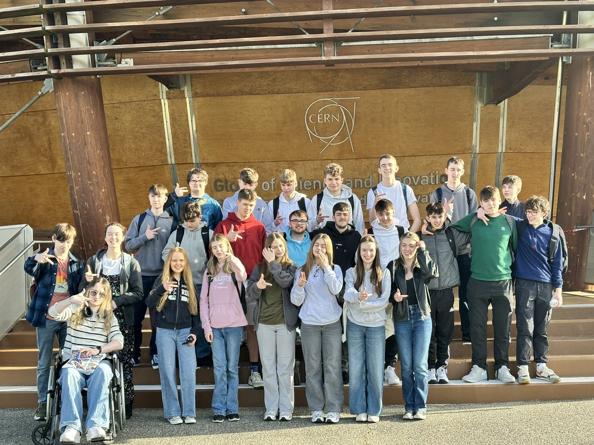We’re here 🤩🤩 <a href="/CERN/">CERN</a> <a href="/Boness_Academy/">Bo'ness Academy</a> #BonessCERN25
