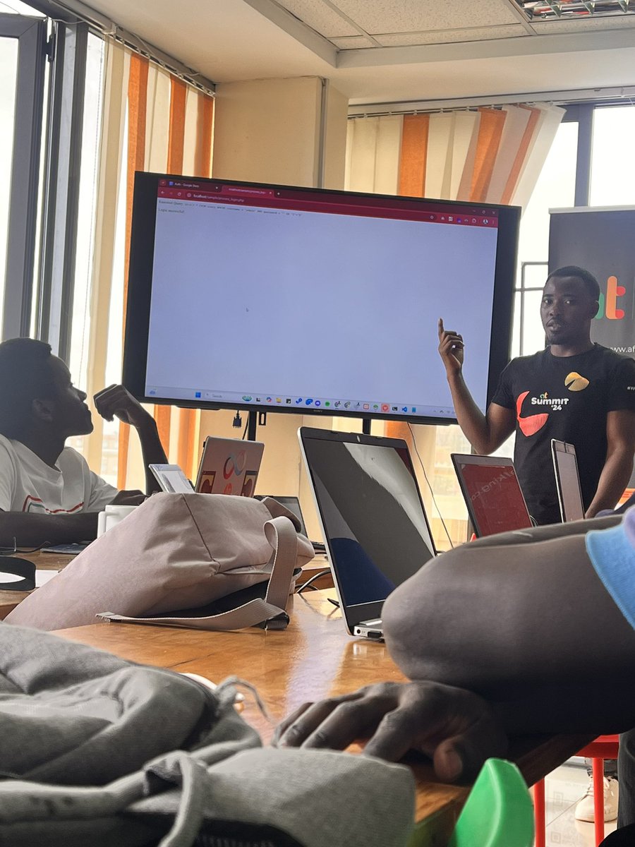 JohnsonMakmot's tweet image. Isophel doing the work of community 
Role based access control
Crosssite scripting
CSRf tokens
@ATCommunityKla @ATWomenInTech @Africastalking @ganafaR 
#welovenerds 
#CyberSecurity 
@CraneCloud_io 
@NIsophel