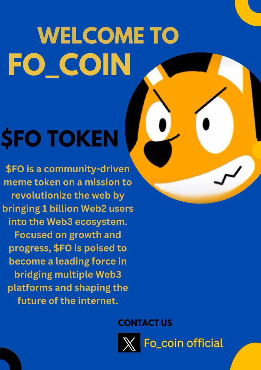 colderthanice22's tweet photo. 🌠 $FO’s more than a token—it’s Web3’s meme-fueled rocket.
🤩 Built for the bold, blending laughs with legit utility.
💪 Community’s electric, potential’s off the charts.
🔗 Jump in at https://t.co/SYTrSL2HFm.
⏳ $FO’s heating up now! #FOmeme #Web3 https://t.co/U7KWjNLfT4