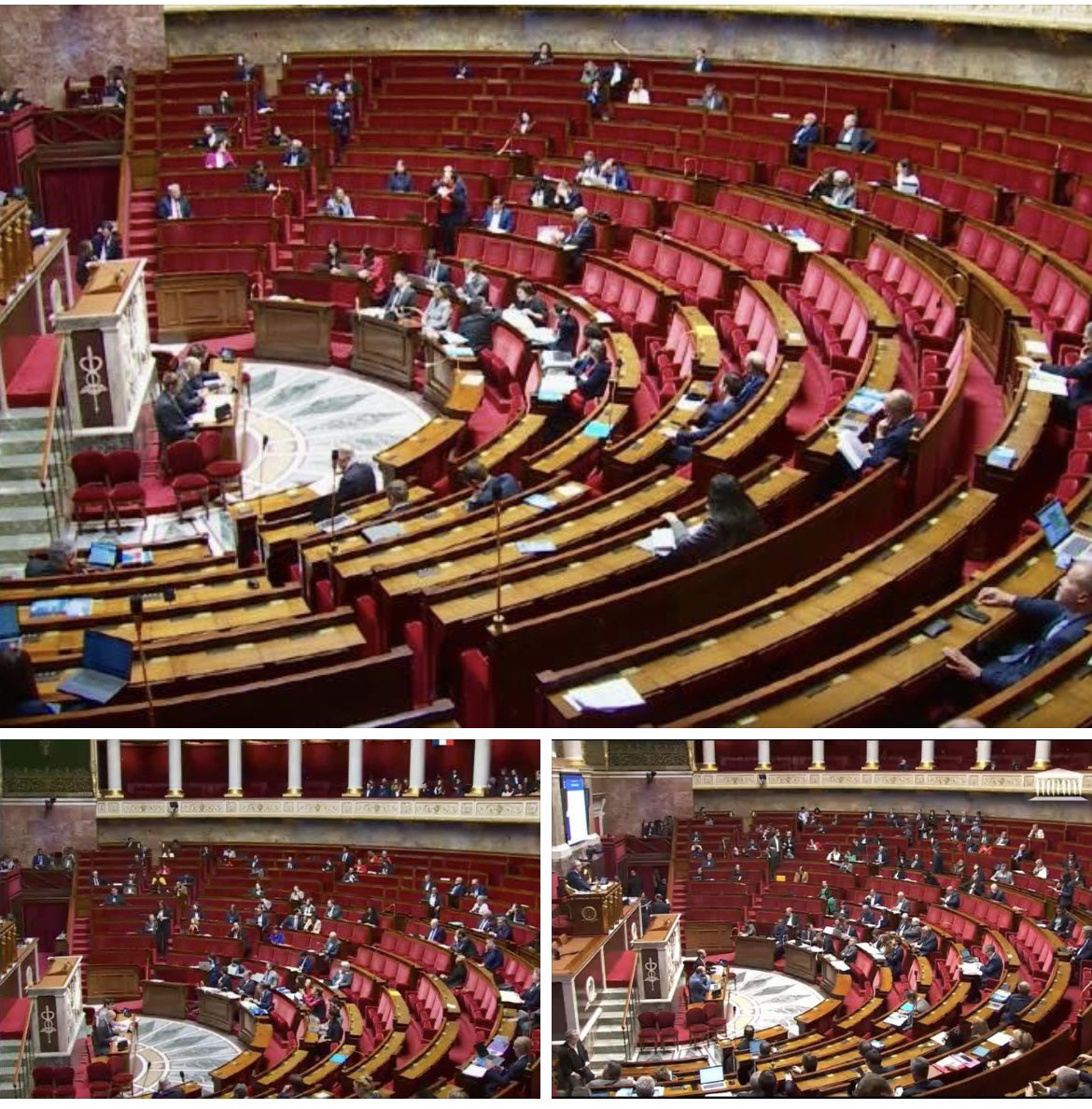 🔴 OÙ SONT-ILS ?.. telle est votre question !
Pour une loi aussi importante que la lutte contre le narcotrafic, en débat à l’<a href="/AssembleeNat/">Assemblée nationale</a> , où sont nos députés ?.. 
mardi, mercredi, jeudi, vendredi … les images se renouvellent.