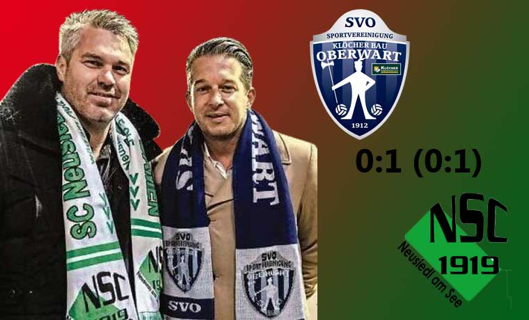 Ausgeträumt! „Die 2.Liga ist kein Thema“
▶ Oberwart stapelte schon vor dem Duell mit Neusiedl tief für restliche Ostliga-Saison...
bgld-fussball.at/?p=572