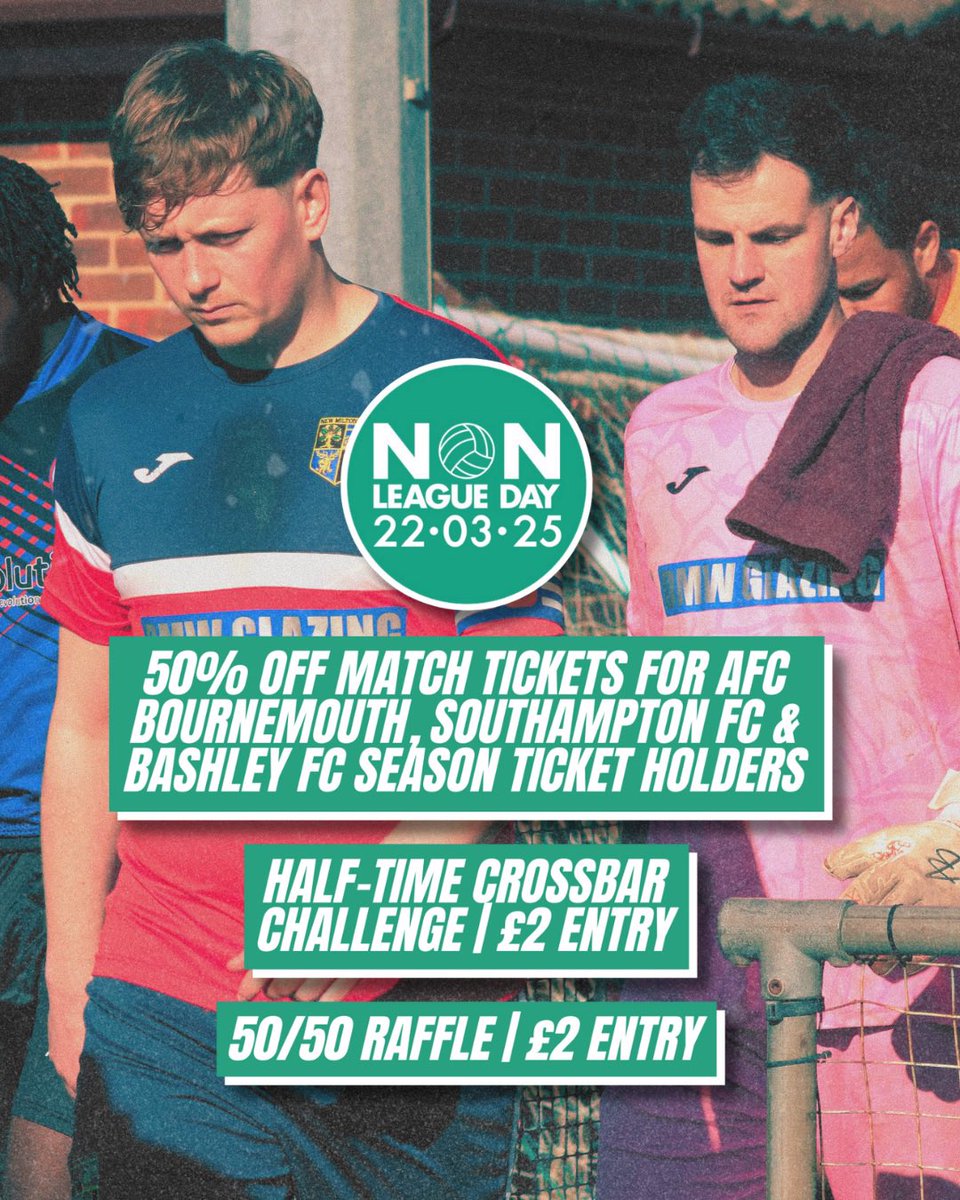 New Milton Town FC (@newmiltontown) on Twitter photo MATCHDAY - Get down to the M.A. Hart Stadium!
๐ <a href="/fawleyafc/">Fawley AFC ๐ญ</a>
โฐ Saturday 15:00 pm
โฝ๏ธ <a href="/nonleaguedayuk/">Non-League Day</a>
๐๐ข๐ต๐ค๐ฉ ๐ด๐ฑ๐ฐ๐ฏ๐ด๐ฐ๐ณ๐ฆ๐ฅ ๐ฃ๐บ ๐๐ฉ๐ฆ ๐๐ฆ๐ฏ๐ค๐ช๐ฏ๐จ ๐๐ฆ๐ฏ๐ต๐ณ๐ฆ
<a href="/WessexLeague/">Velocity Wessex League</a> | MATCHDAY - Get down to the M.A. Hart Stadium!
๐ <a href="/fawleyafc/">Fawley AFC ๐ญ</a>
โฐ Saturday 15:00 pm
โฝ๏ธ <a href="/nonleaguedayuk/">Non-League Day</a>
๐๐ข๐ต๐ค๐ฉ ๐ด๐ฑ๐ฐ๐ฏ๐ด๐ฐ๐ณ๐ฆ๐ฅ ๐ฃ๐บ ๐๐ฉ๐ฆ ๐๐ฆ๐ฏ๐ค๐ช๐ฏ๐จ ๐๐ฆ๐ฏ๐ต๐ณ๐ฆ
<a href="/WessexLeague/">Velocity Wessex League</a> |