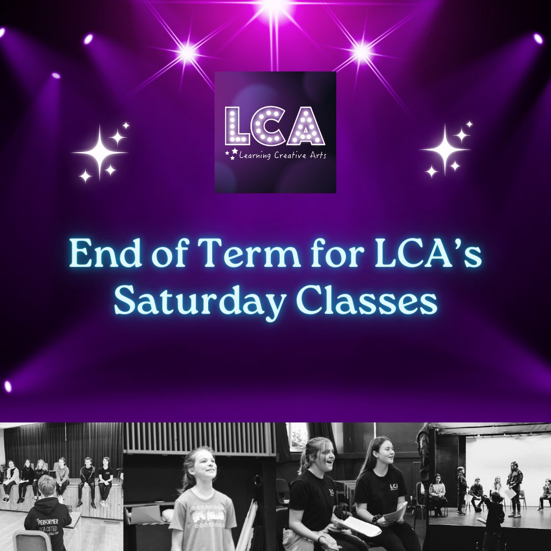 💜 It's the last day of term for our Saturday classes ahead of our Easter Break! 💜

We can't wait to see performers, as always, to finish the term strong! 🎶💃🏻🎭🎉⭐️✨🤩👏🏻💜