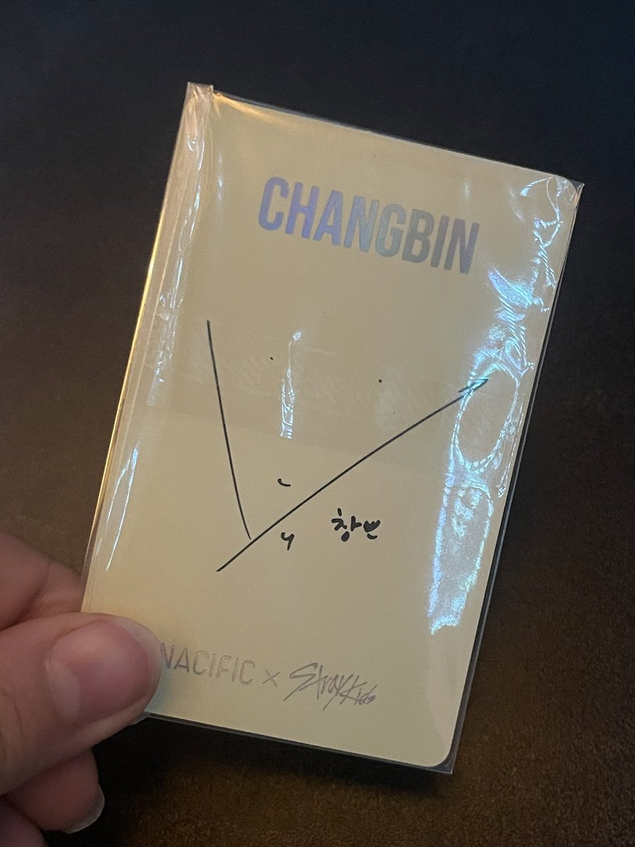 sungsampk's tweet photo. Signed photocard Changbin Nacific

- #Changbin  
- #창빈  
- #SpearB  
- #ChangbinPhotocard https://t.co/Lz3YqobDf4