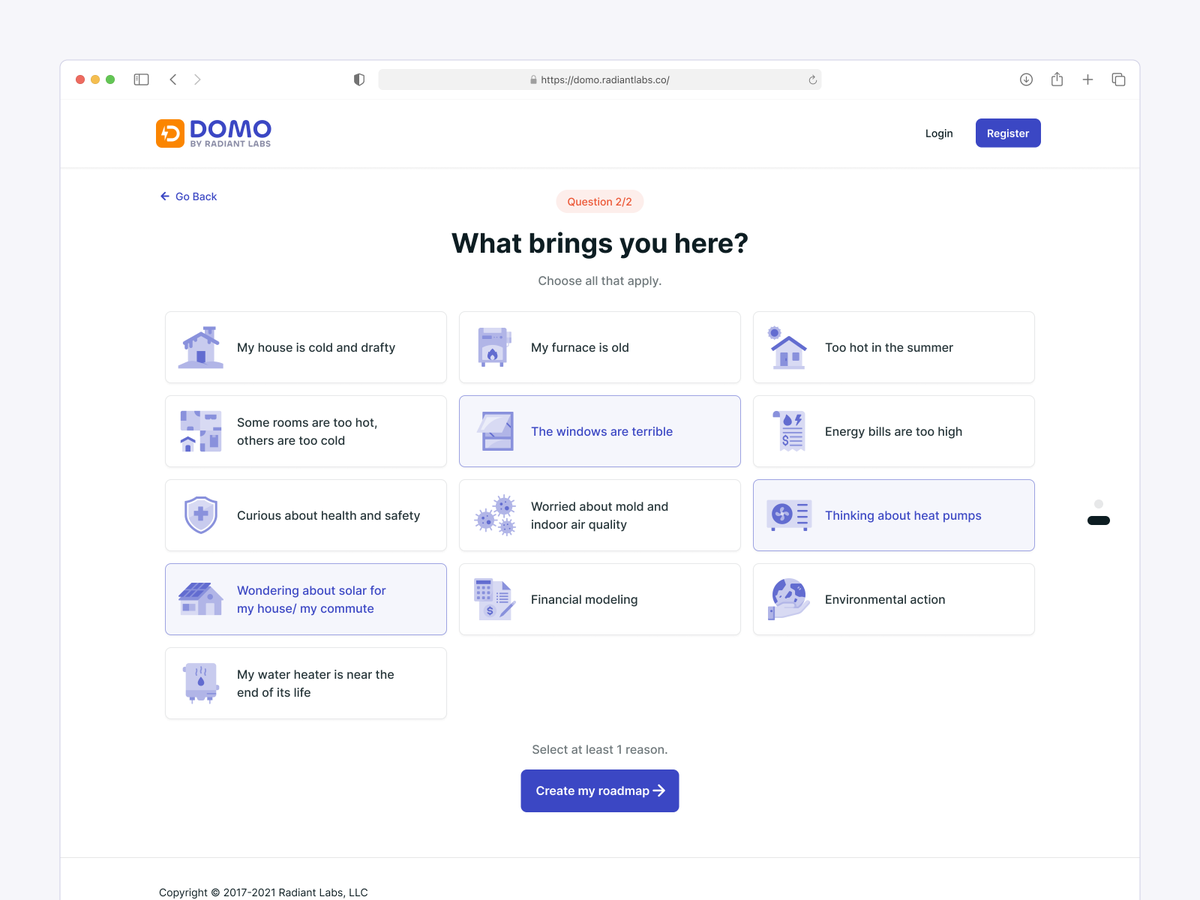 ZenorkStudio's tweet photo. Onboarding Questions - Domo

#OnboardingUX
#UIDesign
#UXDesign https://t.co/m0DwTJgASk