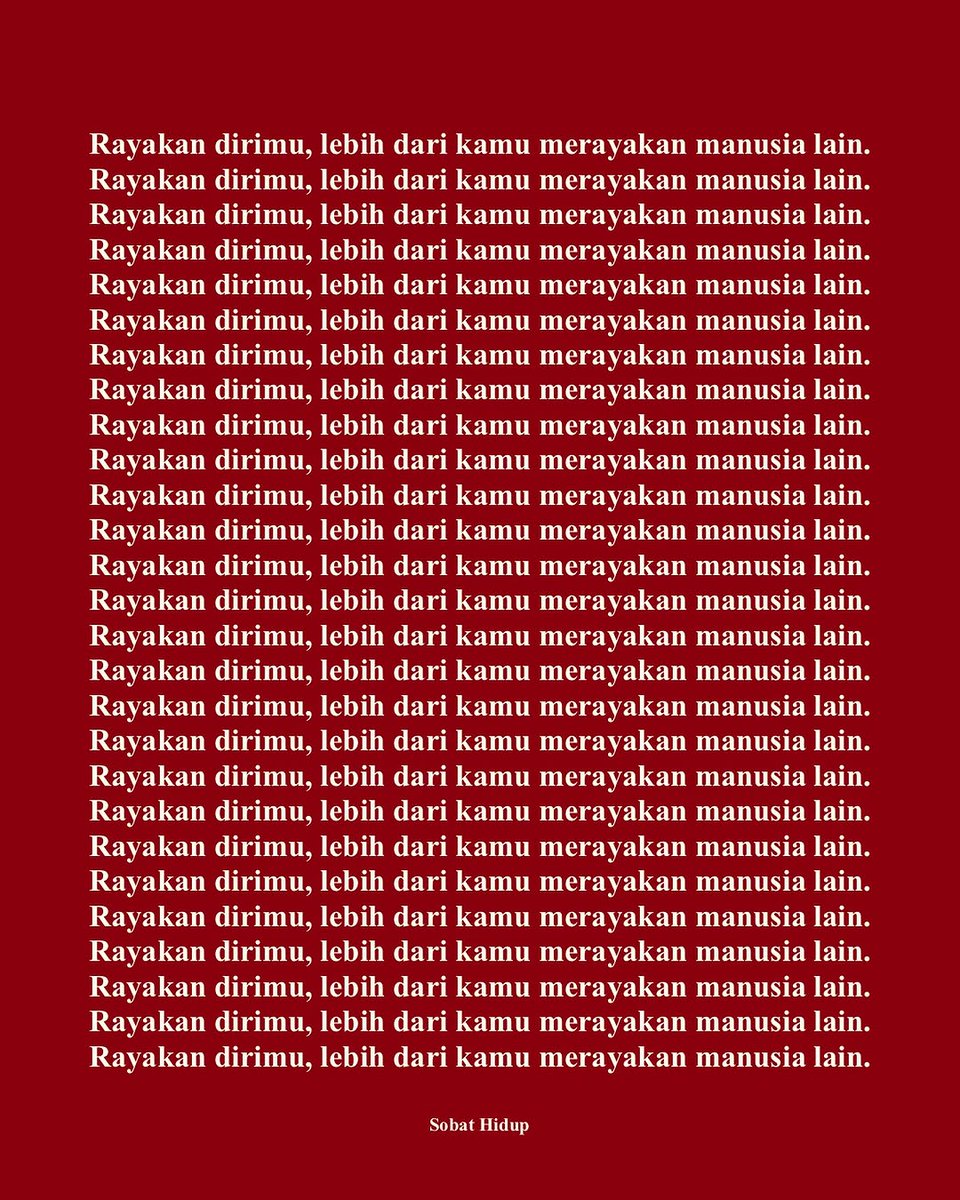 baca yang banyak sampai kamu tersadar.