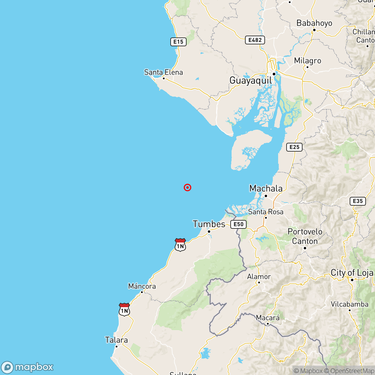 IGecuador's tweet photo. [REVISADO]
Evento: igepn2025fqtu
Ocurrido: 2025-03-22 02:49:37
Mag.: 3.8MLv
Prof.: 33.0 km
Lat.: 3.185° S
Long.: 80.648° W
Localizado: a 47.61 km de Tumbes, Tumbes
Sintió este sismo? Repórtelo: https://t.co/55fGi8gxAd https://t.co/IEinm9plXF