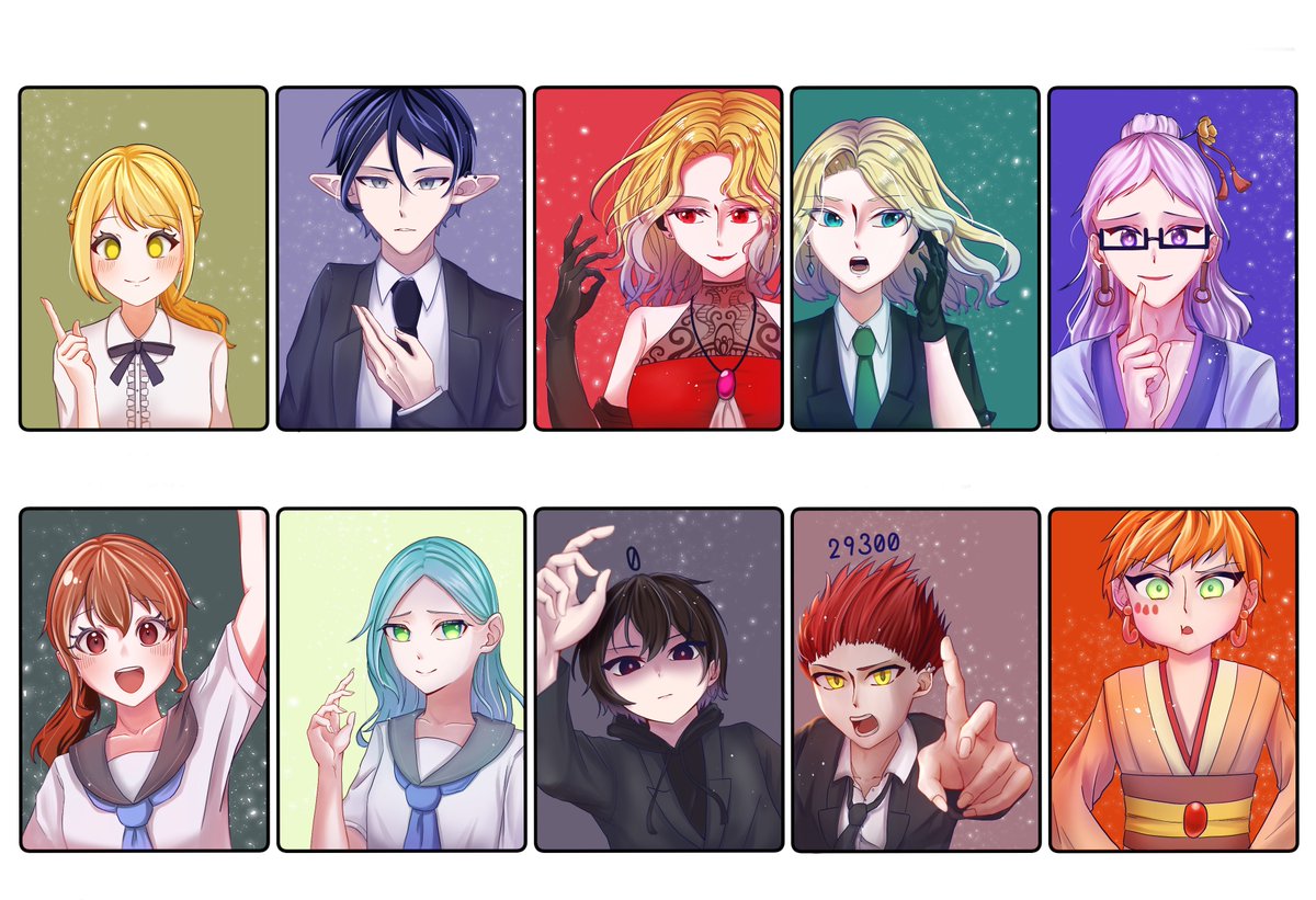 lightINdaybreak's tweet photo. 色々描き分け

 #イラスト https://t.co/pzFutwlc8C