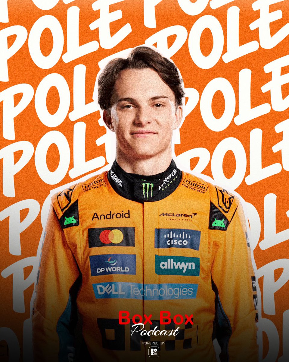 boxboxtweets's tweet photo. 🚨 Oscar Piastri Takes Pole Position 
#F1 #oscarpiastri #mclaren #chinesegp https://t.co/dYoHHEv1HA