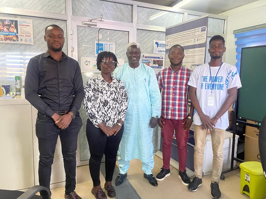 A productive meeting with Africa CDC-Liberia’s Senior Country Coordinator focused on collaboration to improve public health in Liberia, addressing AMR, IPC, and pandemic preparedness. Plans for the second Annual AMR Conference were discussed.

Let's keep engaged!