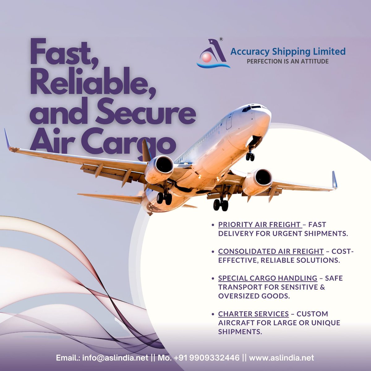 accuracyshippin's tweet image. Fast, secure, and reliable air freight solutions! ✈️📦 Accuracy Shipping ensures on-time delivery across the globe. Ship with confidence! ✅🌍

#AccuracyShipping #AirFreight #FastAndSecure #GlobalLogistics #OnTimeDelivery