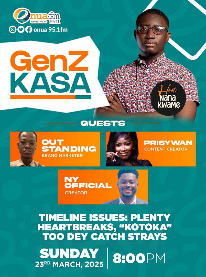obengnk's tweet image. 🔥 #GenZKasa is back! 🔥

Join me this Sunday from 8PM - 9PM on Onua FM 95.1 for the hottest conversations you don’t want to miss! Tune in live on Facebook: @onua951fm and all our social media platforms.

It’s our Time!🎙️ #OnuaFM #GenZKasa