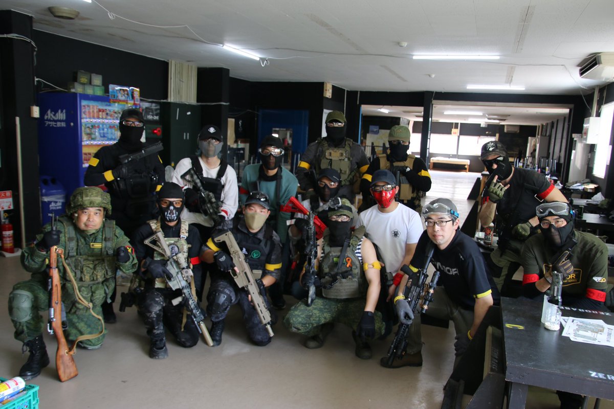 isfzerobase's tweet photo. 本日デイゲームご参加の皆様お疲れ様でした‼️
アメリカからのお客様にもサバゲーを楽しんで頂きました🇺🇸

さてさて、18:00からナイトゲーム受付スタートです▶️
飛び入り参加大歓迎です‼️
夜も、明日日曜もバチバチ遊びませんか〜😉

📷3月19日
https://t.co/6D4V92URVC

📷3月22日
https://t.co/EHIEhqKuO3

《ご予約状況》
3月22日(土)夜6名様
3月23日(日)13名様
3月29日(土)7名様
3月30日(日)2名様
4月7日(月)3名様
4月12日(土)10名様
4月19日(土)🏅夜vsFR-AK 24名様
4月27日(日)15名様

ご予約はこちら💁‍♂️
https://t.co/0cqXRMghPT 
☎︎07085900639
#ZEROBASE
#ZEROACTION
#どんげ屋
#ゼロベース
#宮崎サバゲー
#鹿児島サバゲー
#熊本サバゲー
#大分サバゲー
#福岡サバゲー
#佐賀サバゲー
#長崎サバゲー
#初心者サバゲー
#平日サバゲー
#ナイトゲーム
#インドアサバゲー
@0zeroaction