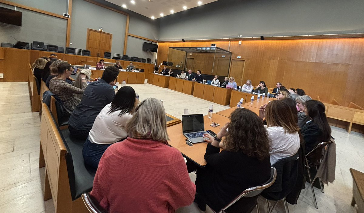 📣Journée nationale de la relation magistrat-avocat-greffier au tribunal judiciaire de CMz: 
➡️ Médiation civile &amp; familiale 
➡️ Devenir des métiers du droit avec l’IA
➡️ Nouveau code de déontologie des avocats 
Richesse des échanges dans ce moment de partage &amp; de dialogue ⚖️