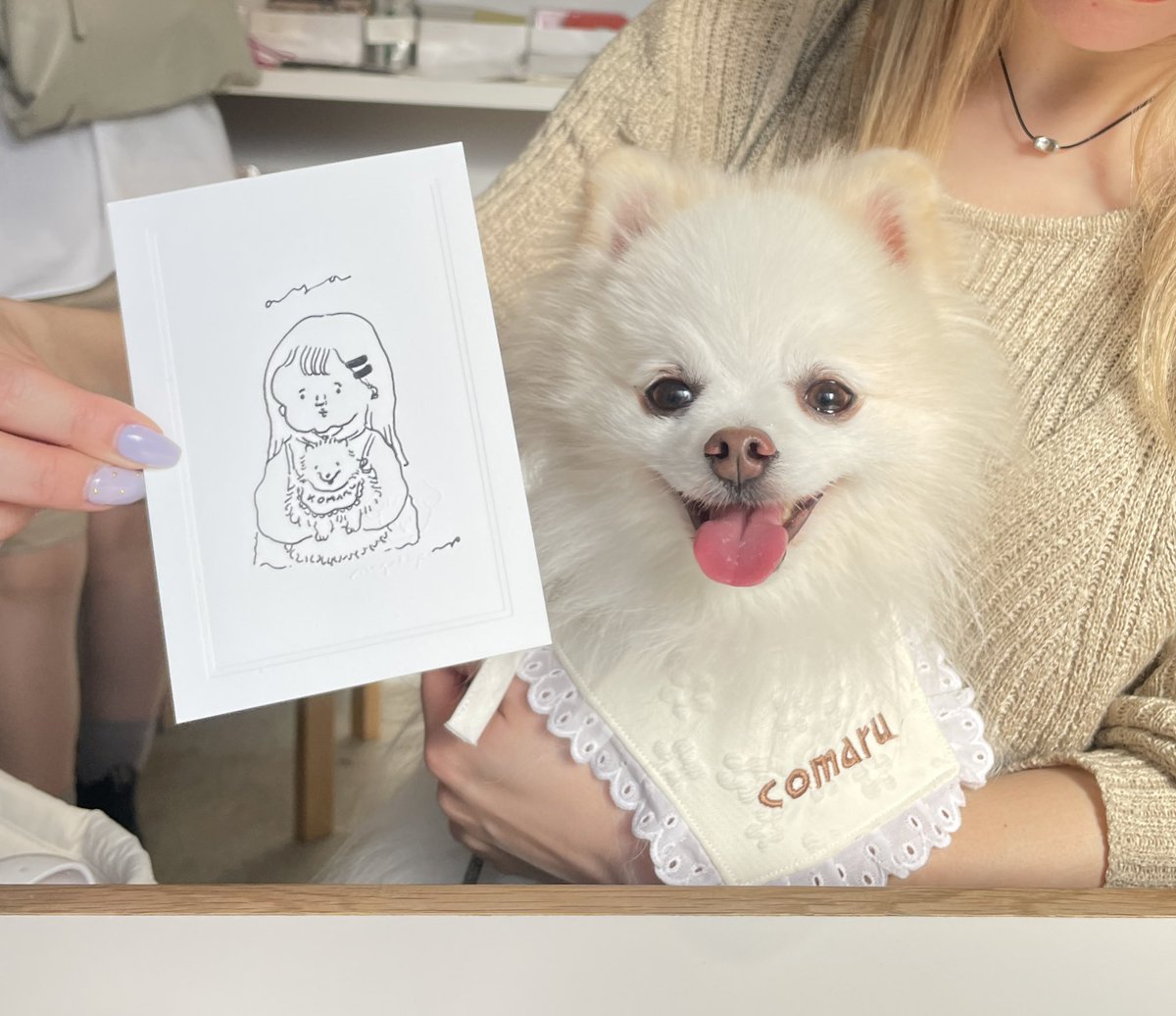 3分似顔絵1日目たくさんのご来店
ありがとうございました!

会期は明日まで。
お天気も良さそうですね。お散歩がてらお待ちしています🧺 