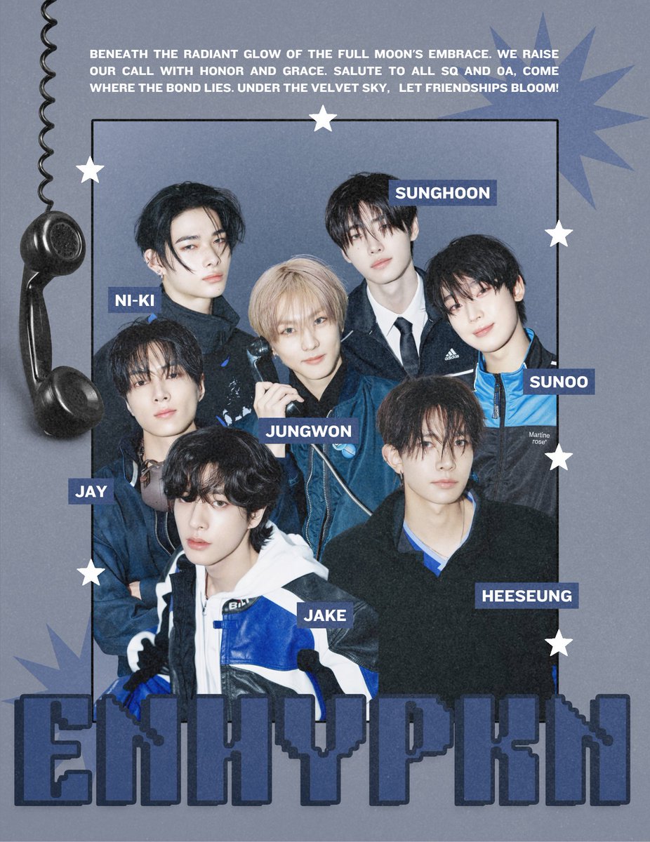 ⓘ A 𝘳͟𝘦͟𝘱͟𝘰͟𝘴͟𝘵 makes our day! We are 𝙀𝙉𝙃𝙔𝙋𝙆𝙉, scouting the ★ OA/SQ scene for awesome connections. Send a little hello and let’s spark a conversation! For media collabs, kindly visit s.id/ENHYPKN for terms and conditions.