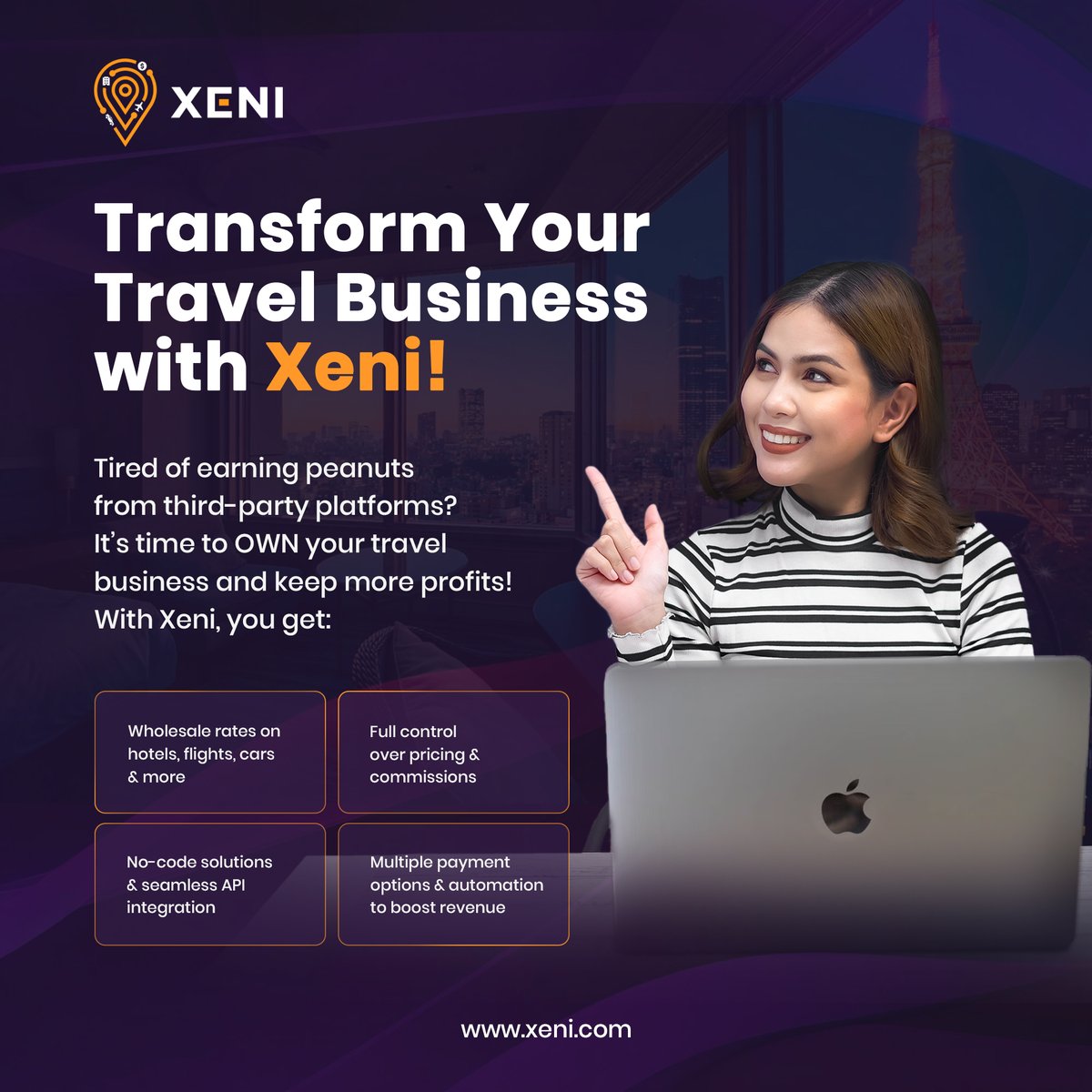 xenitravel's tweet photo. Xeni: Your Complete Travel Business Solution – Streamline Operations with Easy Integrations, Advanced Features, and Scalable Tools for Profit Growth.
Visit:- https://t.co/jUadl1nmDl
#travelprofessional #hostagency #homebasedtravelagent #travelclub #travelbusinessowner #Travel https://t.co/mNOJcskKcy