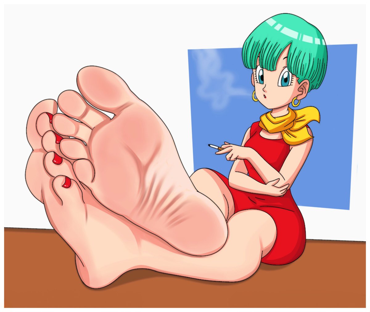 Bratty Bulma 2DFD tweet media