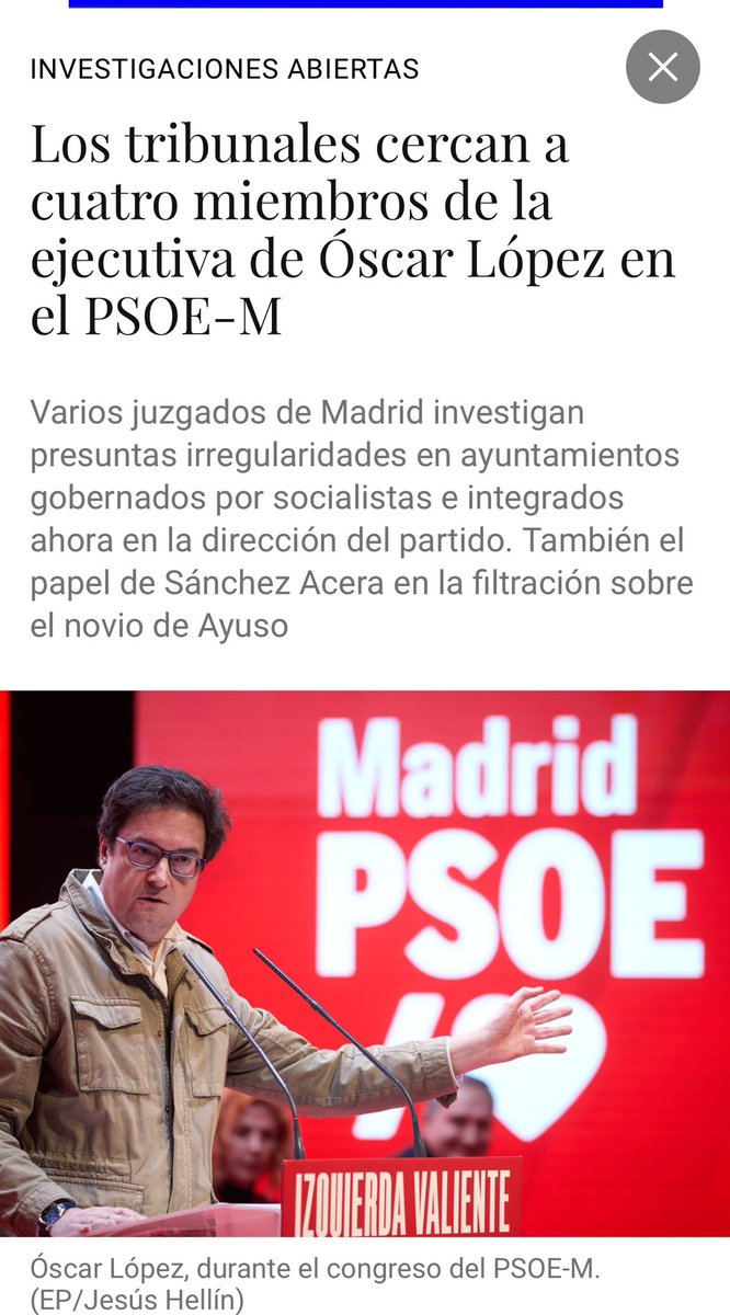 El pozo de la corrupción aflora en todas las terminales del <a href="/PSOE/">PSOE</a> . elconfidencial.com/espana/madrid/…