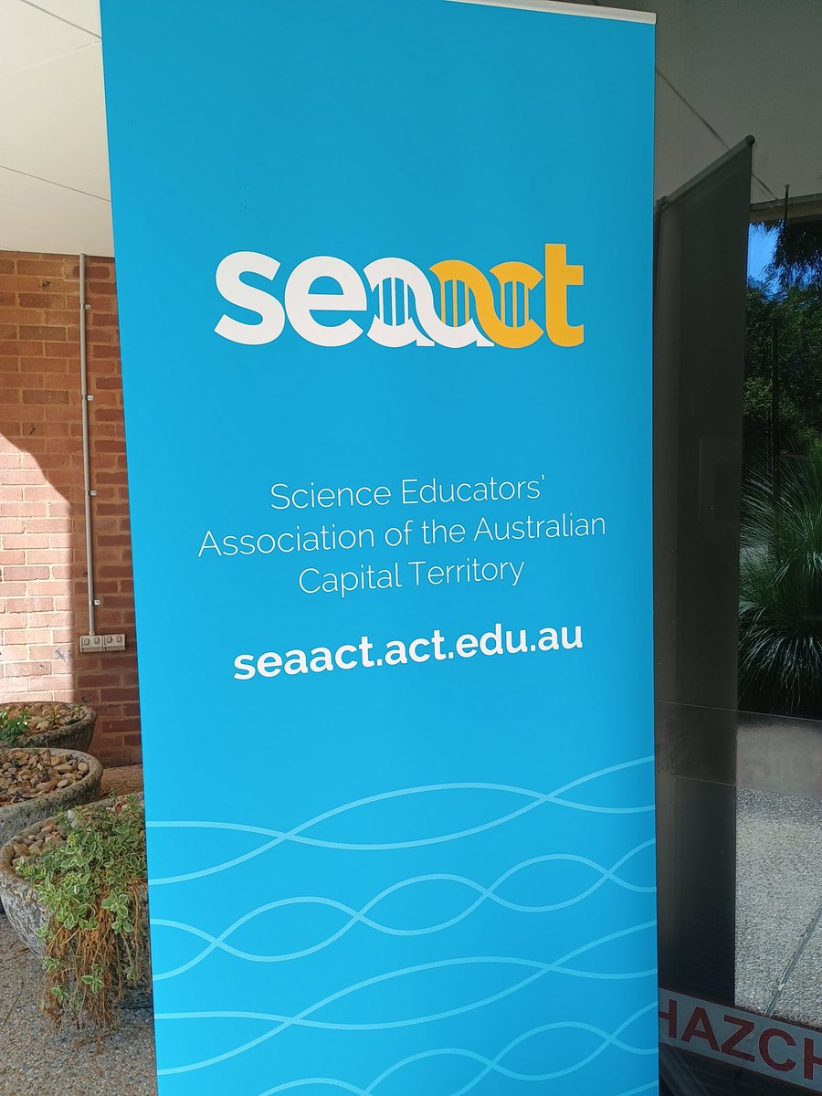 hwithonel's tweet image. Today I met #science and #maths teachers across the ACT and presented on school outreach and assessment in the age of genAI from a. @UCSciTech perspective @seaact's conference at the @BiologyANU. Such a good conversation about the need for learning validation.