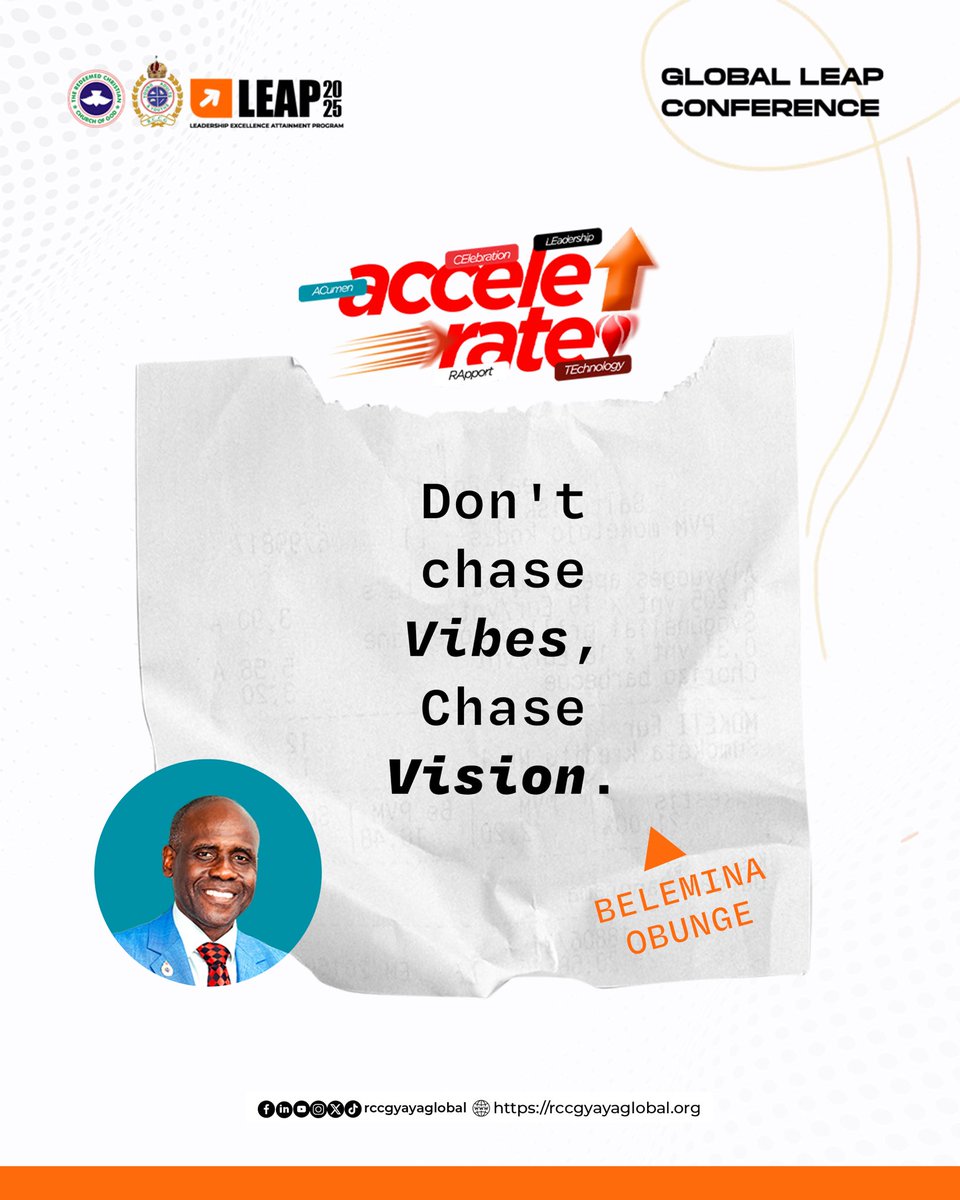 rccgyayaglobal's tweet photo. To thrive spiritually, be sensitive to God and align with His plan. 

#Accelerate #GlobalLEAPConference2025 #RCCGYAYA #RCCGYAYAGlobal #LEAPConference #VirtualEvent #Leadership #Empowerment #Growth https://t.co/nvNPdl0HBr