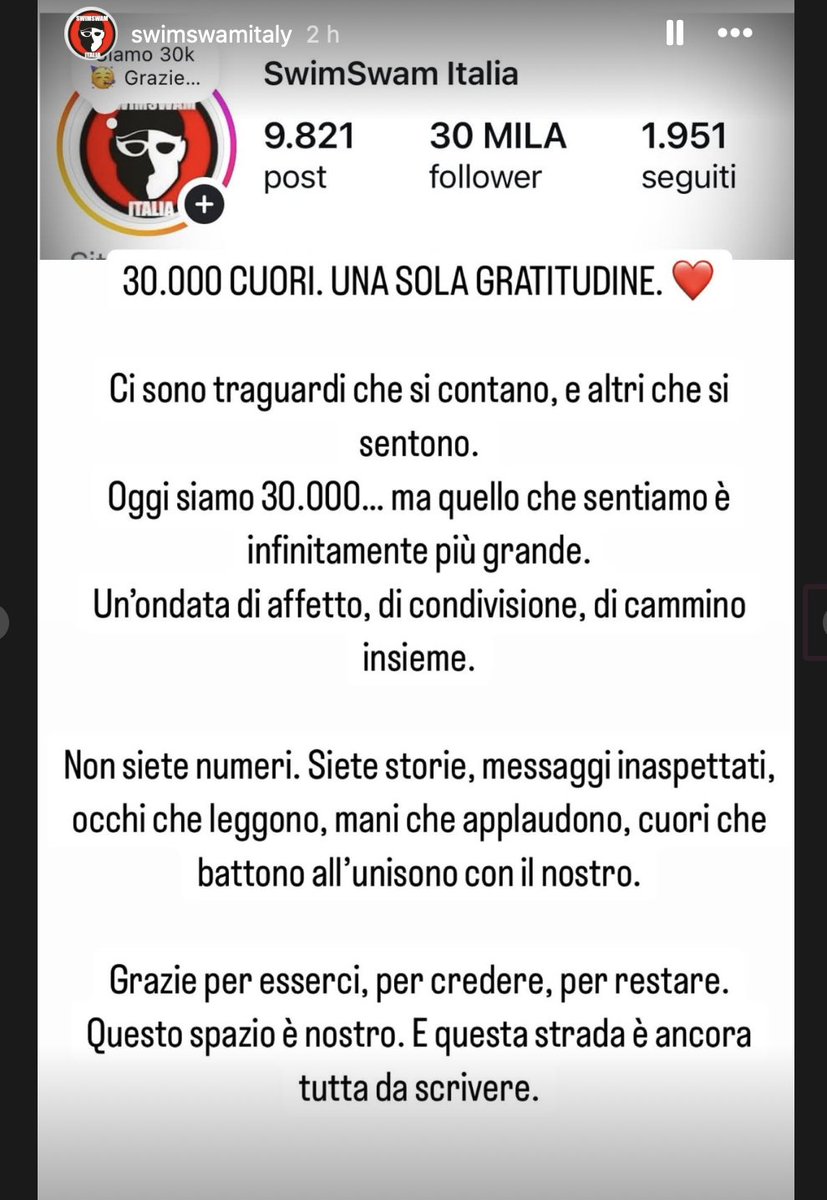 Siamo 30 MILA su IG!