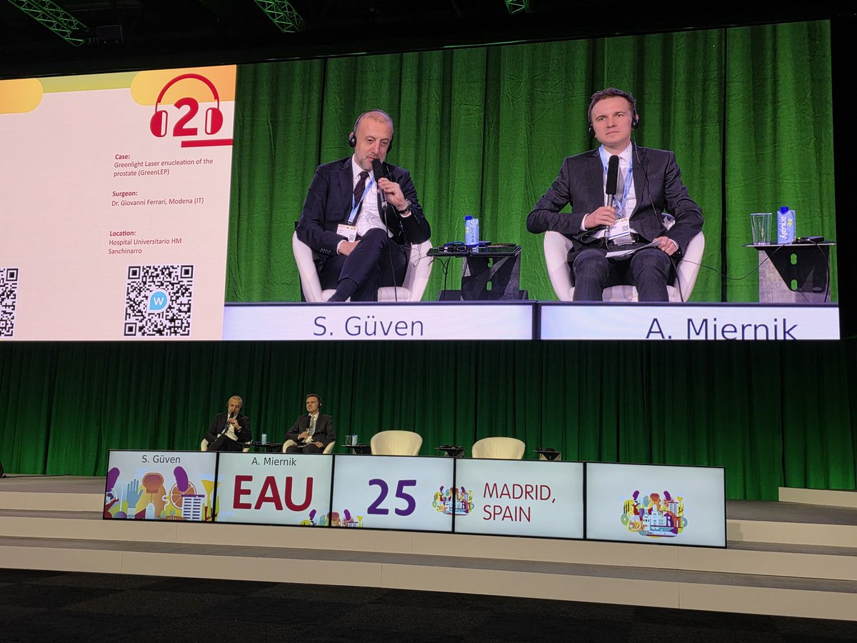 NEU Meram Urology (@meramurology_) on Twitter photo A stellar display of laser precision at #EAU25! <a href="/dr_romero_otero/">Javier Romero Otero</a> leads a live #ThuFLEP procedure— Thulium Fiber Laser Enucleation of the Prostate—under the expert moderation of <a href="/SelcukGuven_8/">Selçuk Güven</a> . Innovation meets expertise! <a href="/Uroweb/">European Association of Urology (EAU)</a> A stellar display of laser precision at #EAU25! <a href="/dr_romero_otero/">Javier Romero Otero</a> leads a live #ThuFLEP procedure— Thulium Fiber Laser Enucleation of the Prostate—under the expert moderation of <a href="/SelcukGuven_8/">Selçuk Güven</a> . Innovation meets expertise! <a href="/Uroweb/">European Association of Urology (EAU)</a>