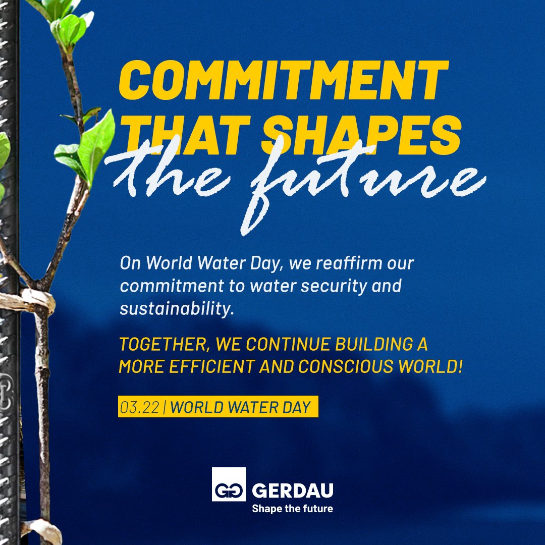 Today is World Water Day and we would like to take this opportunity to reinforce our commitment to efficient management in our operations.💧

We continue to invest in solutions to optimize consumption, promote reuse and ensure water security in our operations.

After all, every