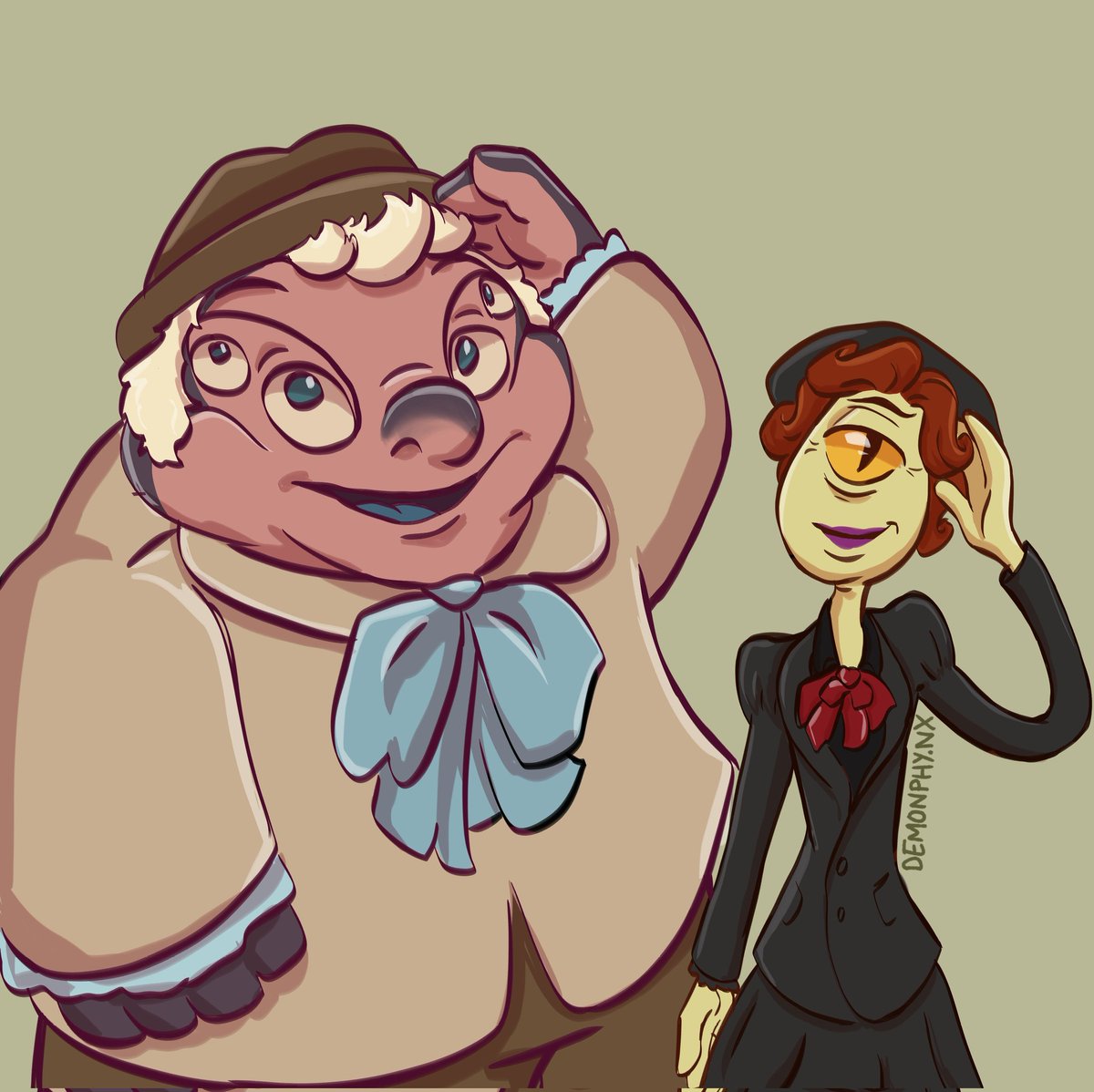 Okay last one, they're in search of experiment 666 🤭

#goodomens #aziracrow #LiloAndStitch