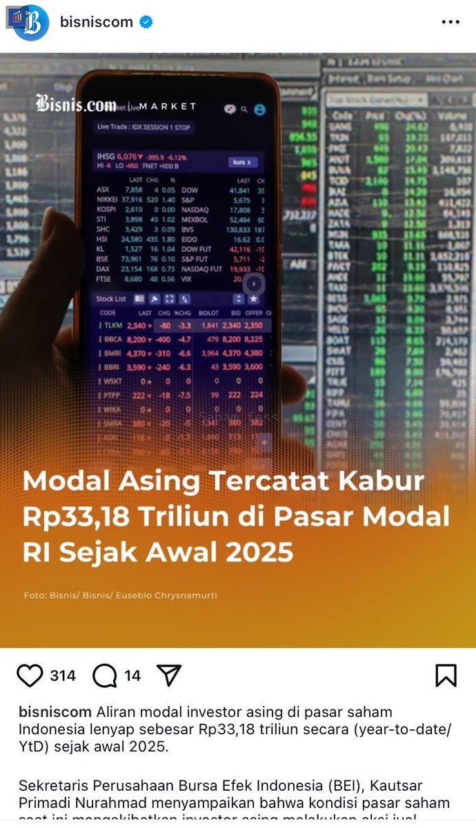 Kata siapa 27T, 33T nih buossss modal asing sudah keluar ytd, senggol dong 😭😭

Shm!