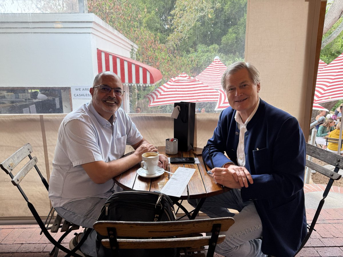 Edward Chr Kieswetter (@edkieswetter) on Twitter photo Always uplifting to spend time with Gunter Pauli - Author, Economist and serial Entrepreneur. Thank you for the inspiration and reconfirming that nature already has all the answers and holds the best lessons for our future! <a href="/MyBlueEconomy/">Gunter Pauli</a> <a href="/idrissaberkane/">Idriss J. Aberkane Ph.D x3</a> #humaningenuity Always uplifting to spend time with Gunter Pauli - Author, Economist and serial Entrepreneur. Thank you for the inspiration and reconfirming that nature already has all the answers and holds the best lessons for our future! <a href="/MyBlueEconomy/">Gunter Pauli</a> <a href="/idrissaberkane/">Idriss J. Aberkane Ph.D x3</a> #humaningenuity