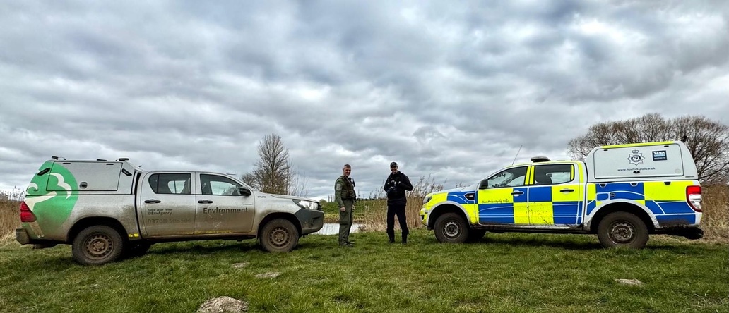 Last weekend was start of closed fishing seasons, meaning it is illegal to fish on our rivers until the 15th of June. PC Lovelock was out on patrol with EA Fishery Officers last weekend and we will continue to patrol hotspots in the coming weeks as part of OP Clampdown.