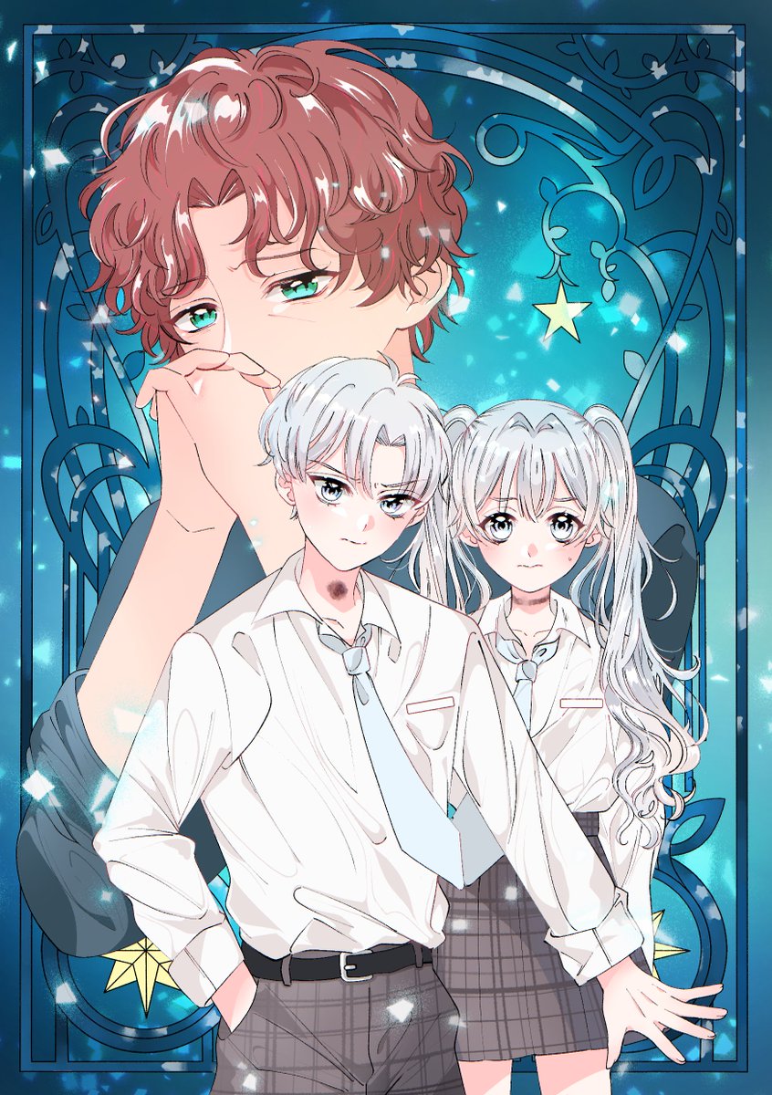 fairy__flos's tweet photo. 月山しゅうさん(@sanngetukiyama1 )作、ニソラベックの神様の表紙イラストを描かせていただきました◎
下記に作品のリンクを貼ります♥ https://t.co/gkVsdXum1y